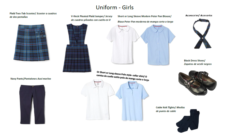 girls uniform 